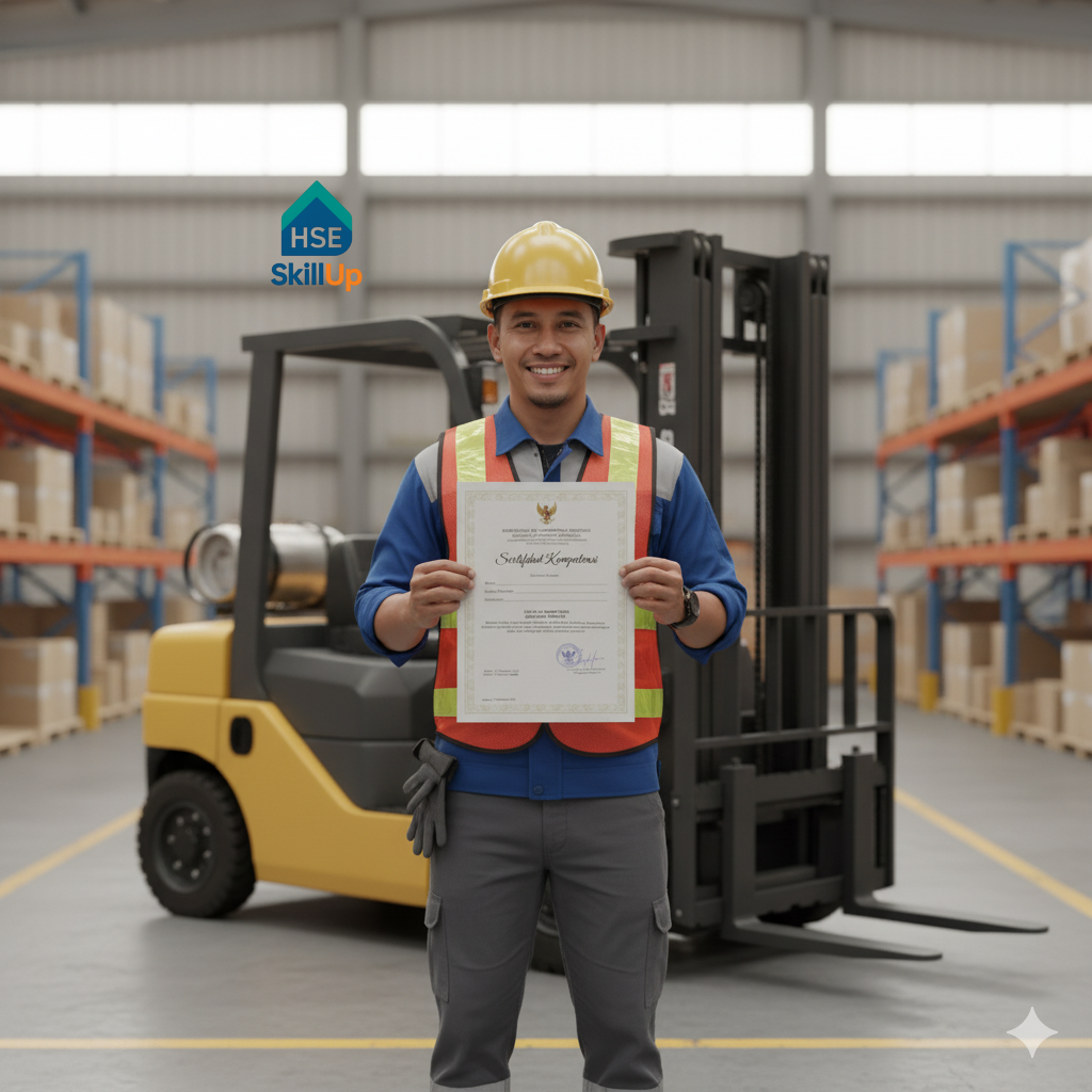 Sertifikasi Forklift Kemnaker: 4 Langkah Mudah Jadi Operator Forklift Resmi